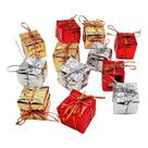 Kit Com 24 Mini Caixa De Presente Pendente Decoração Natal