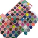 Kit com 24 potinhos de Glitter Flocado Cascata Para Decoração Unhas Nail Art