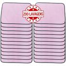 Kit com 24 Tapetes Adestradores Inteligente de Alta Absorção 70x50 Rosa - 200 Lavagens