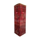 Kit com 25 Incensos Indianos Sândalo e Canela Aroma Amadeirado