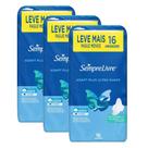 Kit com 3 Absorvente Sempre Livre Adapt Plus Suave Com Abas 16 Unidades