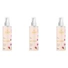 Kit com 3 Agua de banho 220ml Aroma:Flor de Amendoas