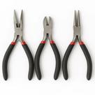 Kit Com 3 Alicates Para Montagem De Bijuterias Preto Kit Com 3 Alicates Para Montagem De Bijuterias Preto