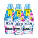 kit com 3 Amaciantes Downy Concetrado Brisa de verão 500ml cada Frasco