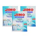 Kit Com 3 Anti Umidade Cabide 250g Desumidificador Para Guarda Roupa Armario Closet Elimina Mofo Bolor Mau Cheiro Protege Roupas E Ambientes