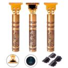 Kit com 3 Aparelhos Maquininhas Para Acabamento Barba E Cabelo Dragão