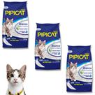 Kit Com 3 Areia Natural Saniária Bianco Granulado Pipicat Natural Para Gatos 1,8Kg Kit Com 3 Areia Natural Saniária Bianco Granulado Pipicat Natural Para Gatos 1,8Kg