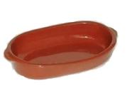 Kit Com 3 Assadeiras De Barro Oval Nº2 Barro Motta