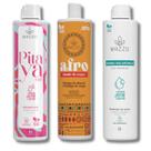 Kit com 3 Ativadores de Cachos 1 Litro Afro + 1 Litro Pitaya + 1 Litro Hialurônico da Mazzo