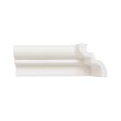 Kit com 3 Barras Rodateto de Poliestireno 8CMX65MM Liso 6m Branco Kit com 3 Barras Rodateto de Poliestireno 8CMX65MM Liso 6m Branco