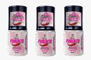 Kit com 3 Base Pimenta Amusant 9ml Base Amarga enriquecida com Óleo de Argan e Pantenol