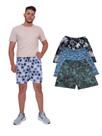 Kit Com 3 Bermudas Tactel Estampada - Sortida
