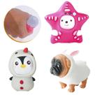 Kit com 3 Bichinhos Fantasia Diversão e Alívio de Estresse com Brinquedos de Apertar Kit com 3 Bichinhos Fantasia Diversão e Alívio de Estresse com Brinquedos de Apertar
