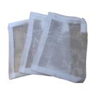 Kit Com 3 Bolsas malha fina p/purigem (10x15cm)fecho ziper