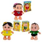 Kit Com 3 Bonecos Turma Da Mônica Baby Fala Frases Licenciado Mônica Magali e Cebolinha