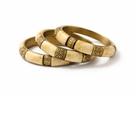 Kit com 3 Braceletes de Osso Artesanais Boho Chic