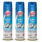Kit com 3 Brilha INOX 3M SCOTCH-BRITE 400ML