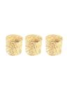 Kit Com 3 Cachepo Taboa Flor Organizador Fibra Natural Kit Com 3 Cachepo Taboa Flor Organizador Fibra Natural