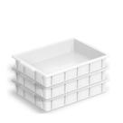 Kit Com 3 Caixas Para Fermentação De Massa De Pizza Kit Com 3 Caixas Para Fermentação De Massa De Pizza