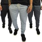 Kit com 3 Calças de MOLETOM Masculino casual dia-a-dia Academia inverno