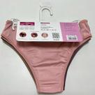 Kit Com 3 Calcinhas Biquíni Em Microfibra Tamanho GG Bege Rosa Chocolate REF1065 Esbelt Tamanho:P