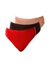 Kit com 3 Calcinhas Demillus 26826 Colorido