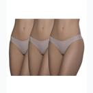 Kit com 3 Calcinhas Fio Dental BR Lingerie 1148 Chocolate