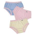 Kit Com 3 Calcinhas Menina Minha Primeira Calcinha Infantil DelRio