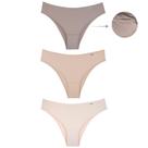 Kit com 3 Calcinhas Tanga Biquini Microfibra DelRio Adulto Kit com 3 Calcinhas Tanga Biquini Microfibra DelRio Adulto