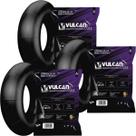 Kit com 3 Câmaras de Ar Vulcan Bor Carrinho de Mão Industrial Carga Carriola Aro 8 Tr13 Vj-8 3.25-8 3.50-8 4.00-8