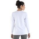 Kit Com 3 Camisetas Femininas Manga Longa 100% algodão - Branca e Preta Cor:BrancoTamanho:M Kit Com 3 Camisetas Femininas Manga Longa 100% algodão - Branca e Preta Cor:BrancoTamanho:M