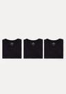 Kit Com 3 Camisetas Masculinas Básicas Slim Gola V