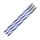 Kit com 3 Canetas Gel Spiro 0.7mm Azul CiS Vibrante Colorida Escrever Redonda Escolar Ponta Fina