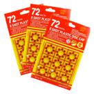 Kit Com 3 Cartelas De Espoleta Com 72 Muni Cada Cartela Shot