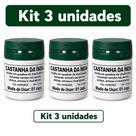 Kit com 3 Castanha da Índia 30 Cápsulas Cada Suplemento Alimentar