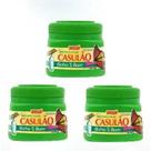 Kit Com 3 Casulão De 500g Cada Creme De Tratamento Bicho Da Seda