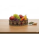 Kit com 3 Cestas Decorativa Vazada em MDF Tamanhos:20cm