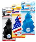 Kit com 3 cheirinhos new fresh car kit luxcar