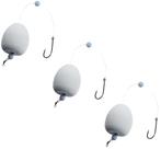 kit com 3 Chicotes Completo Boia Pao Jr Pesca 391 Anzol Linha Girador