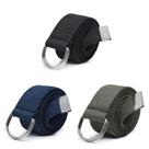 Kit com 3 Cinto Largo Lona Masculino Sport Fivela Argola