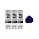 Kit com 3 Colorações Prof Color Nano Infusion Mix Azul Yamá