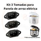 Kit com 3 Conectores tomada para panela de arroz e de pressão elétrica