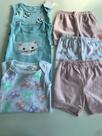 Kit com 3 conjuntos bebê 6 a 12 meses