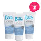 Kit com 3 Creme Calmante Alfazulen Deo Depil Bella 50g Kit com 3 Creme Calmante Alfazulen Deo Depil Bella 50g