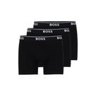 Kit com 3 Cuecas Boxer BOSS Hugo Masculinas Pretas Médio Kit com 3 Cuecas Boxer BOSS Hugo Masculinas Pretas Médio