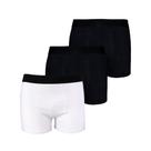 Kit com 3 Cuecas Boxer Box Try Basics Algodão Cotton Lisa Básica Casual Moda Masculina