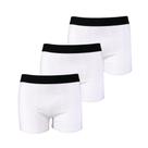 Kit com 3 Cuecas Boxer Box Try Basics Algodão Cotton Lisa Básica Casual Moda Masculina