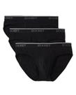 Kit com 3 Cuecas Boxer Invisíveis Masculinas 2(X)IST em Algodão Stretch Preto