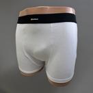 Kit com 3 Cuecas Boxer Masculino Adulto Algodão com Elastano HeroBeach Elástico Preto