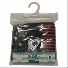 Kit com 3 cuecas infantis slip basic + 12 anos galaxy